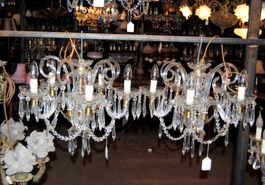 Pair of European Chandeliers